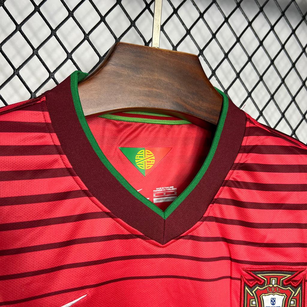 Portugal Cristiano Ronaldo 7 Retro Home Soccer Jersey World Cup 2018