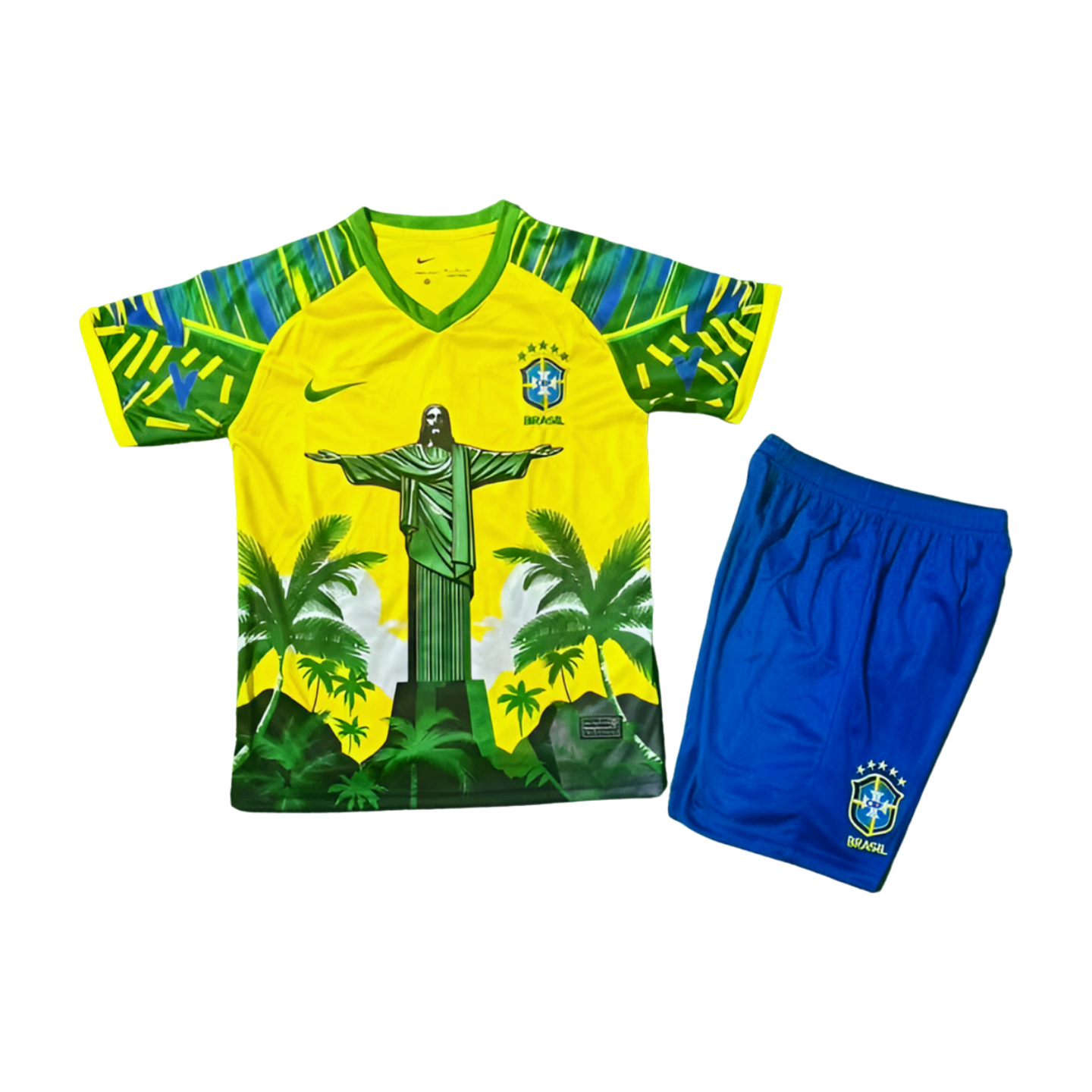 Brazil Jesus Christus Special Edition Kids Soccer Jersey 2025-2026 - Yellow