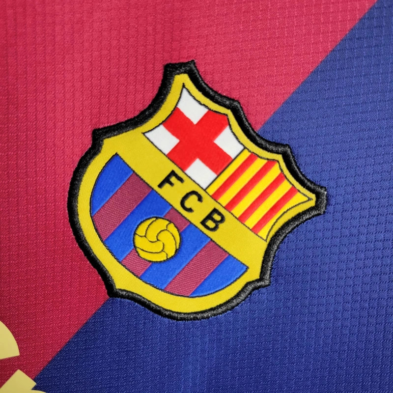FC Barcelona Lamine Yamal 19 Long Sleeve Home Soccer Jersey 2024/25