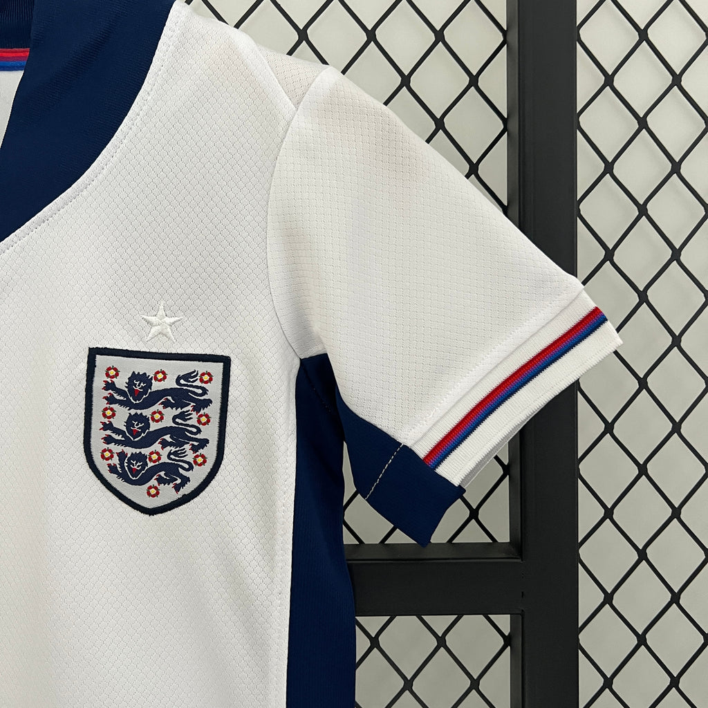 England Mason Mount 19 Kids Home Soccer Jersey Euro 2024