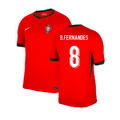 Portugal Bruno Fernandes 8 Home Soccer Jersey Euro 2024