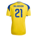 Sweden Dejan Kulusevski 21 Home Soccer Jersey World Cup 2026
