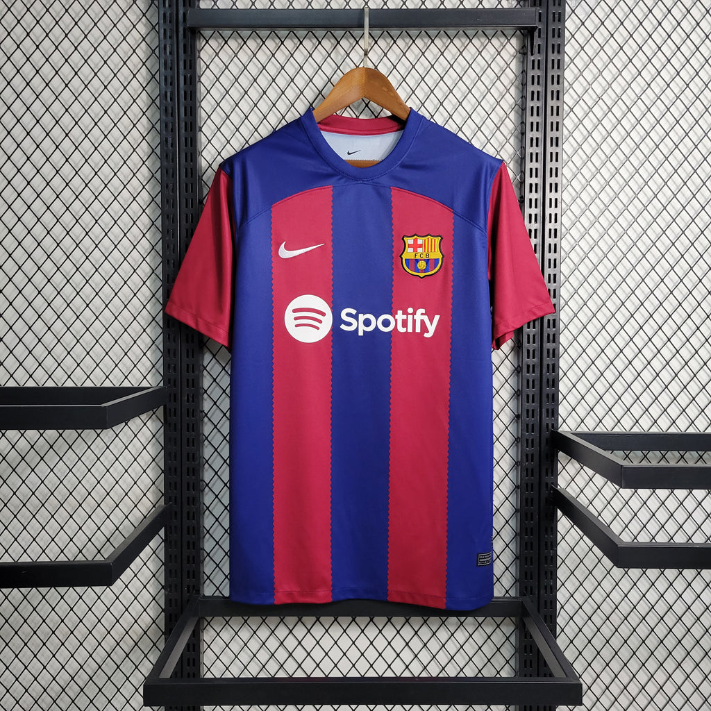 FC Barcelona Robert Lewandowski 9 Home Soccer Jersey 2023/24