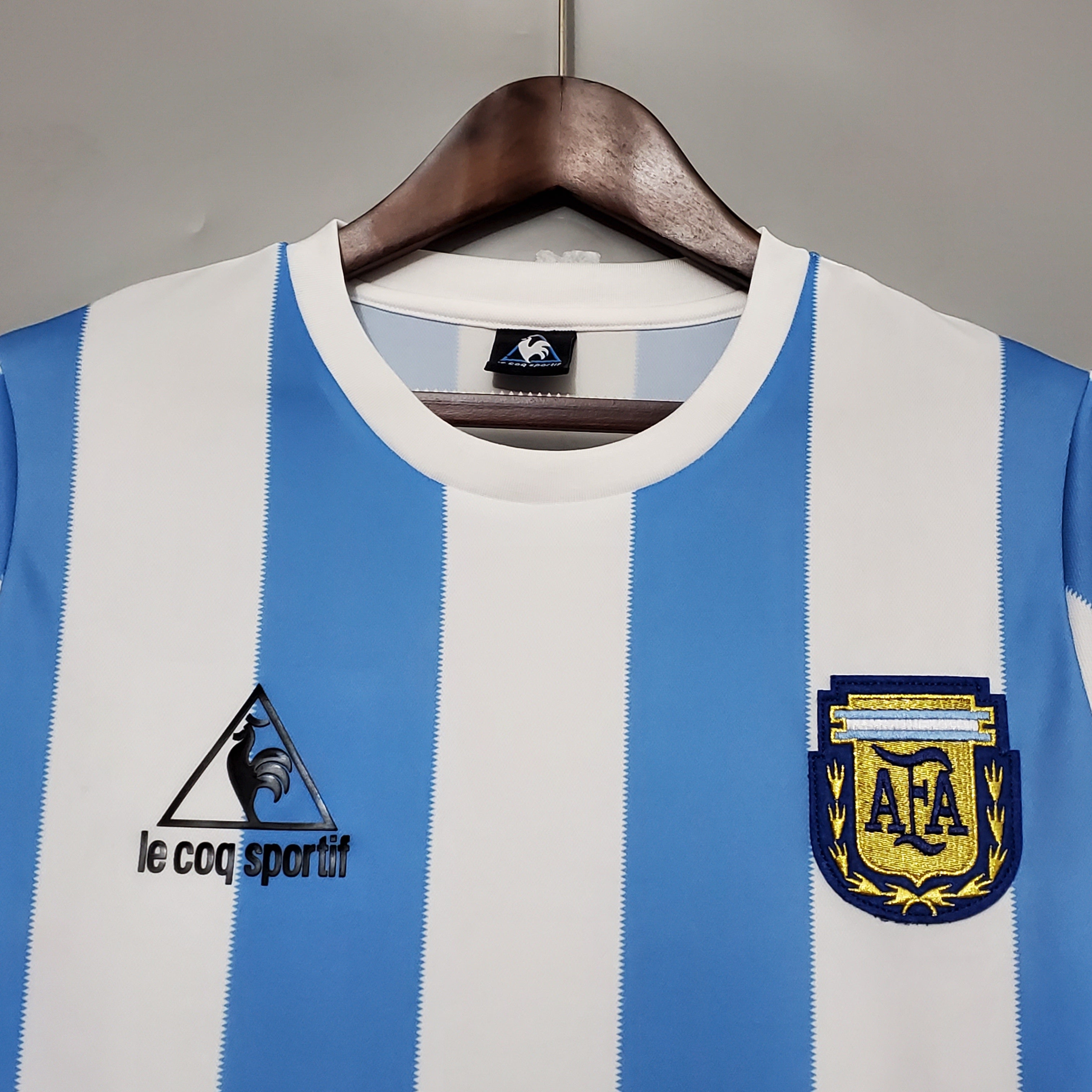 Argentina Home Retro Soccer Jersey World Cup 1986