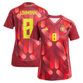 Germany Sydney Lohmann 8 Women's Away Soccer Jersey Euro 2025