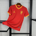 Brazil X AJ Special Edition Soccer Jersey 2025-2026 - Red