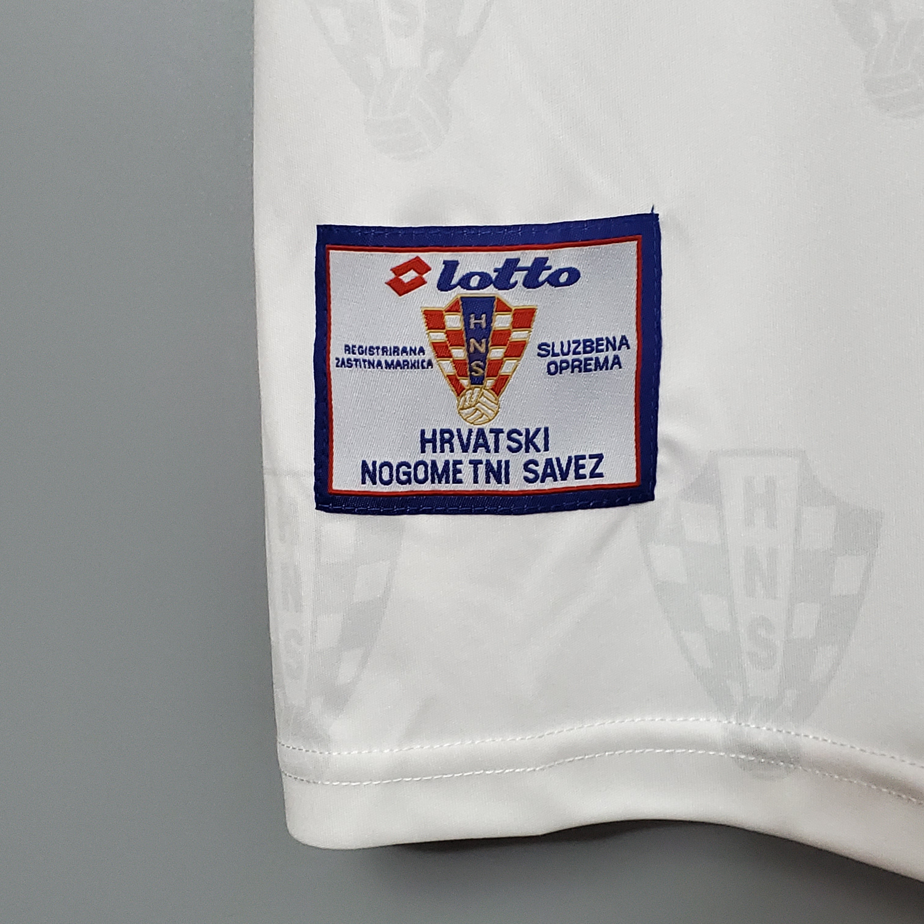Croatia Away Retro Soccer Jersey World Cup 1998