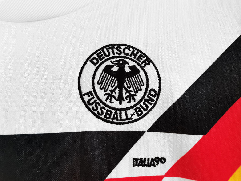 Germany Lothar Matthäus 10 Home Retro Soccer Jersey World Cup 1990