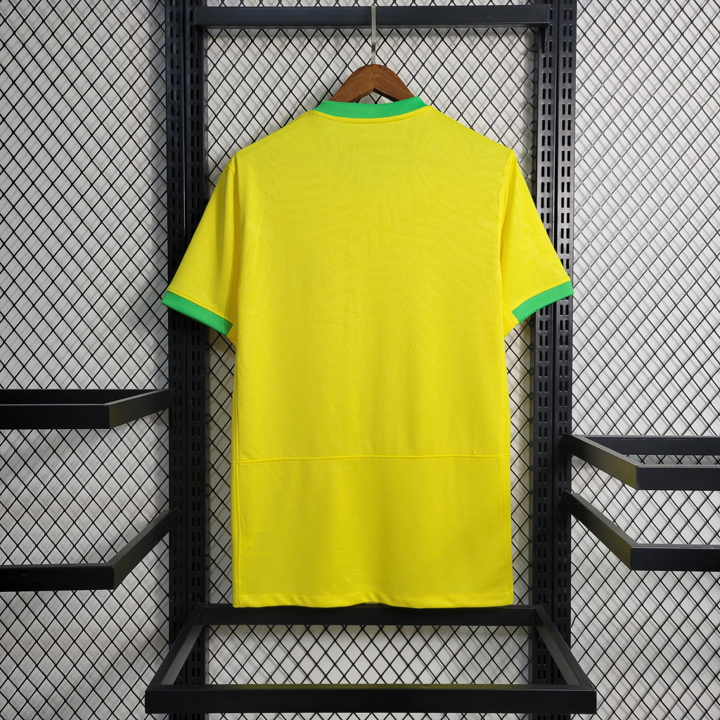 Brazil Home Soccer Jersey World Cup 2023