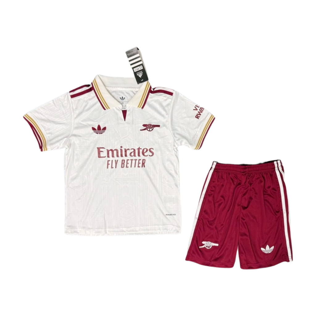 Arsenal Declan Rice 41 Kids Third Soccer Jersey 2025-2026