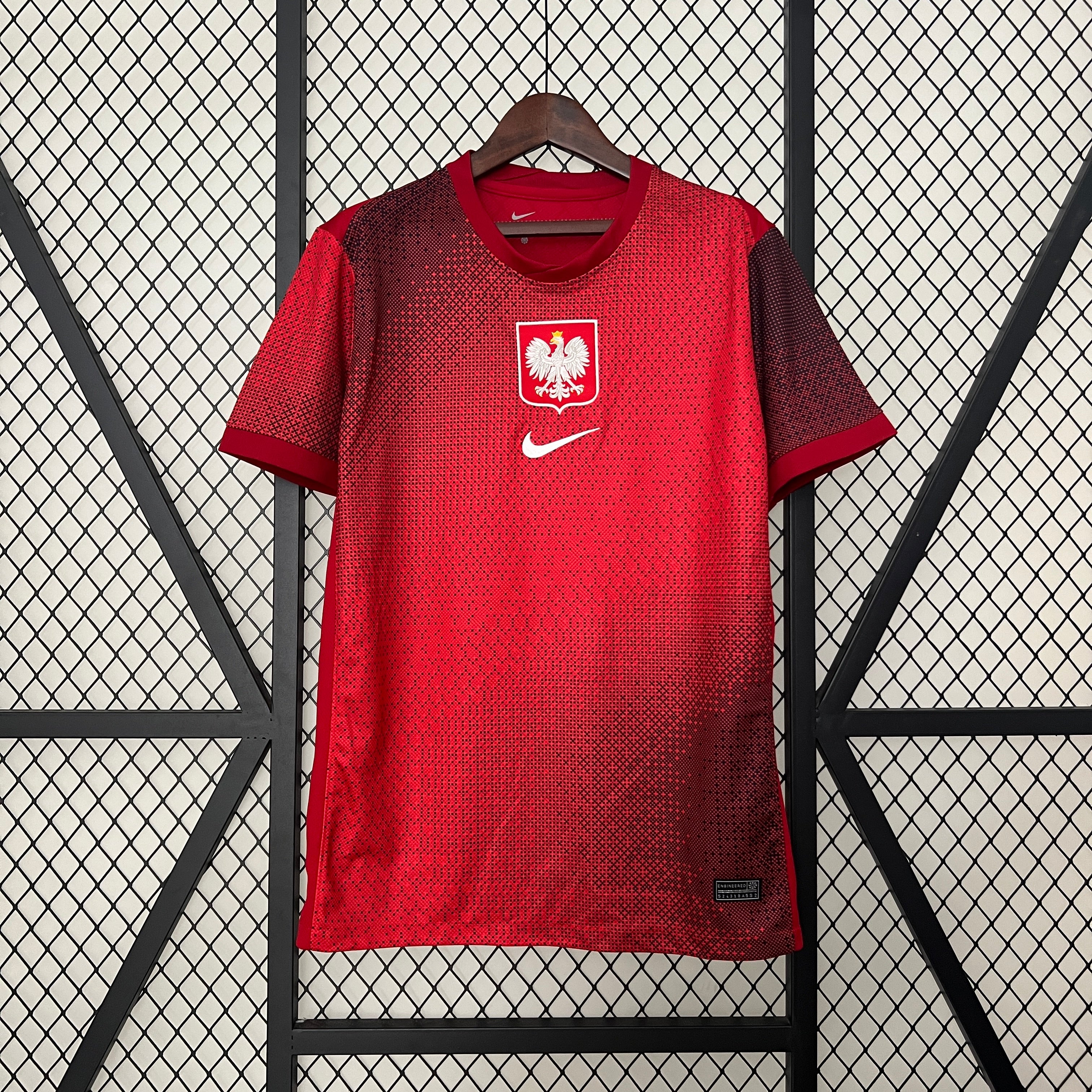 Poland Robert Lewandowski 9 Away Soccer Jersey Euro 2024