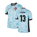 Portugal Eusébio 13 Away Soccer Jersey Euro 2024