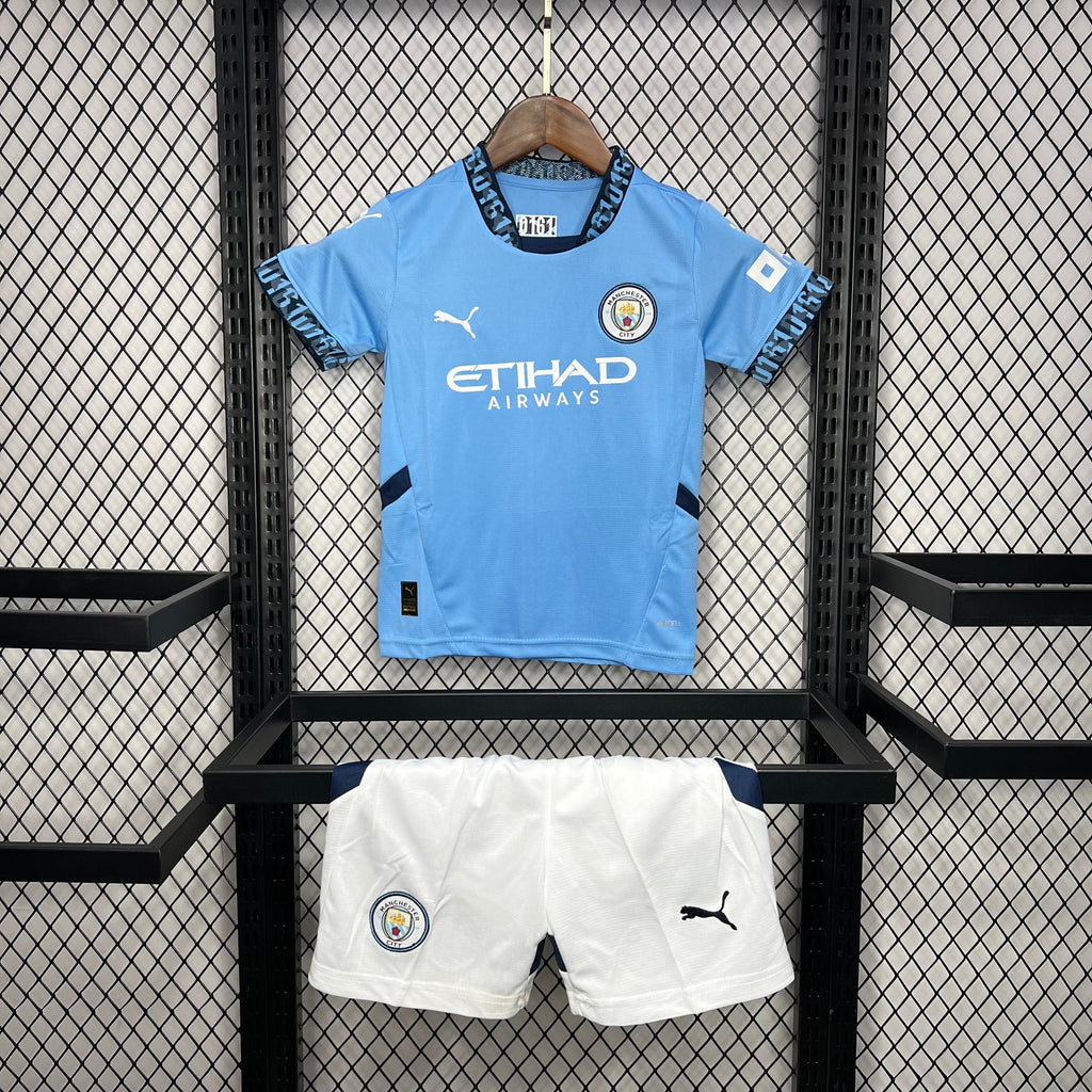 Man City Julián Álvarez 19 Kids Home Soccer Jersey 2024/25