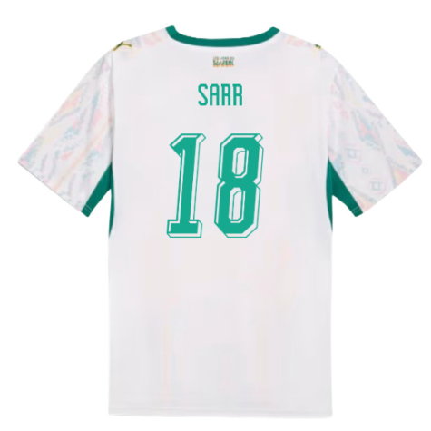 Senegal Ismaila Sarr 18 Home Soccer Jersey World Cup 2026