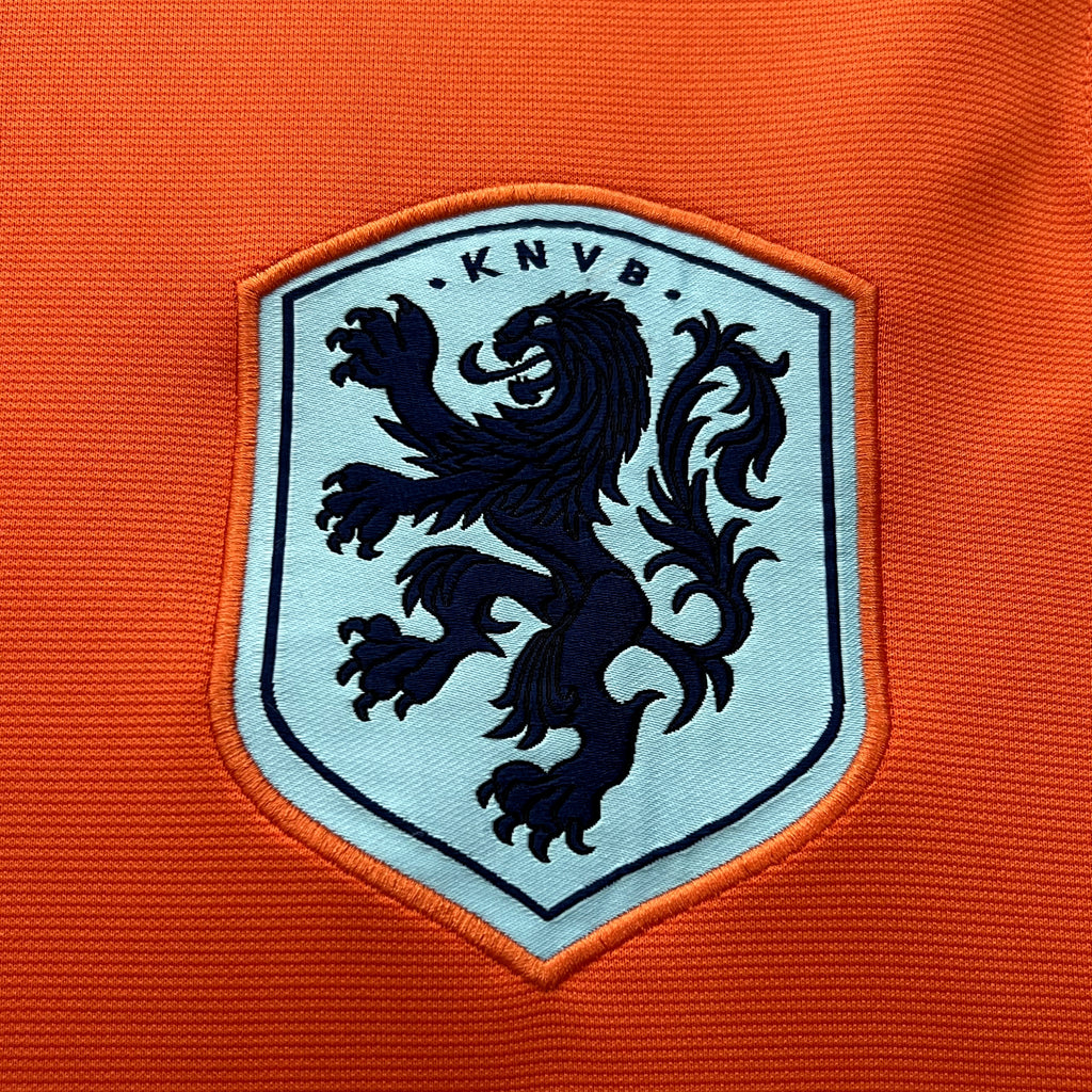 Netherlands Home Soccer Jersey UEFA Euro 2024 - Orange