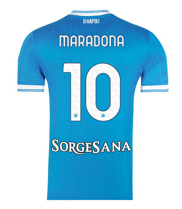 Naples Diego Maradona 10 Home Soccer Jersey 2025-2026
