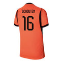 Netherlands Jerdy Schouten 16 Home Soccer Jersey World Cup 2026