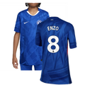 Chelsea Enzo Fernandez 8 Kids Home Soccer Jersey 2025-2026