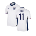 England Phil Foden 11 Home Soccer Jersey Euro 2024