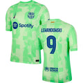 FC Barcelona Robert Lewandowski 9 Third Soccer Jersey 2024/25