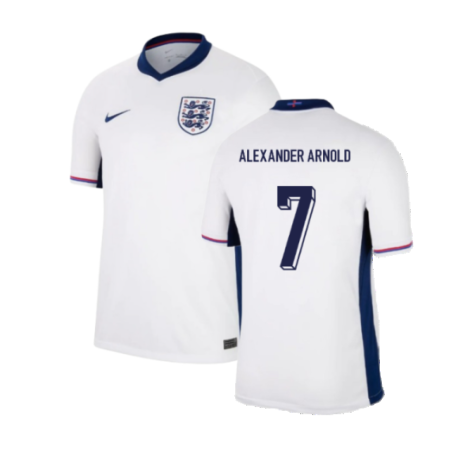 England Trent Alexander-Arnold 7 Home Soccer Jersey Euro 2024