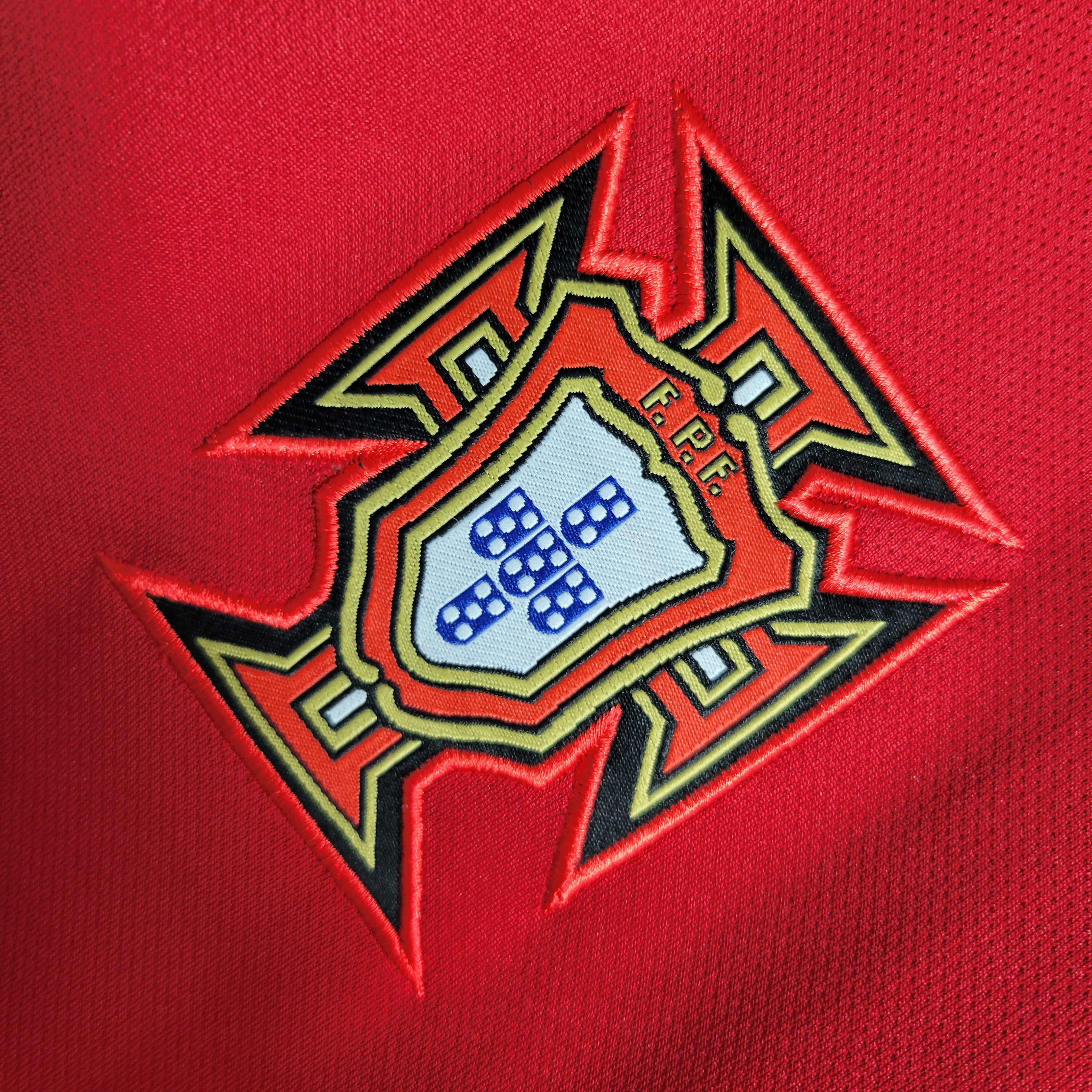 Portugal Retro Home Soccer Jersey UEFA Euro 2016