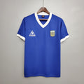Argentina Away Retro Soccer Jersey World Cup 1986