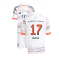 Bayern Munich Michael Olise 17 Kids Away Soccer Jersey 2025-2026