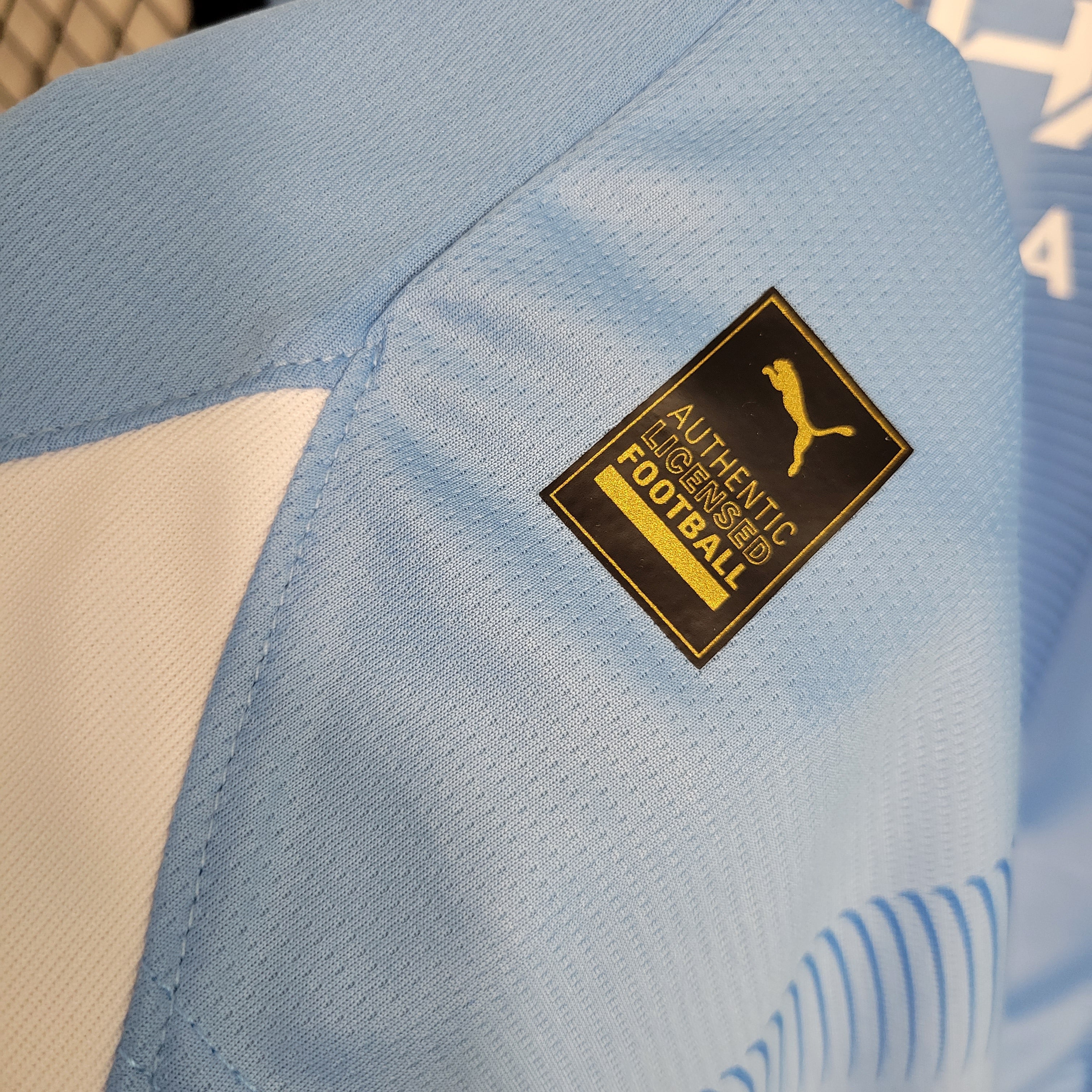 Man City Kevin De Bruyne 17 Long Sleeve Home Soccer Jersey 2023/24