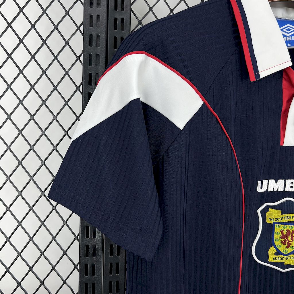 Scotland Retro Home Soccer Jersey 1996-1998