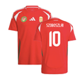 Hungary Dominik Szoboszlai 10 Home Soccer Jersey UEFA Euro 2024