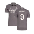 Real Madrid Kylian Mbappé 9 Third Soccer Jersey 2024/25
