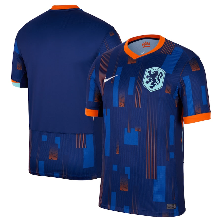 Netherlands Away Soccer Jersey UEFA Euro 2024 - Blue