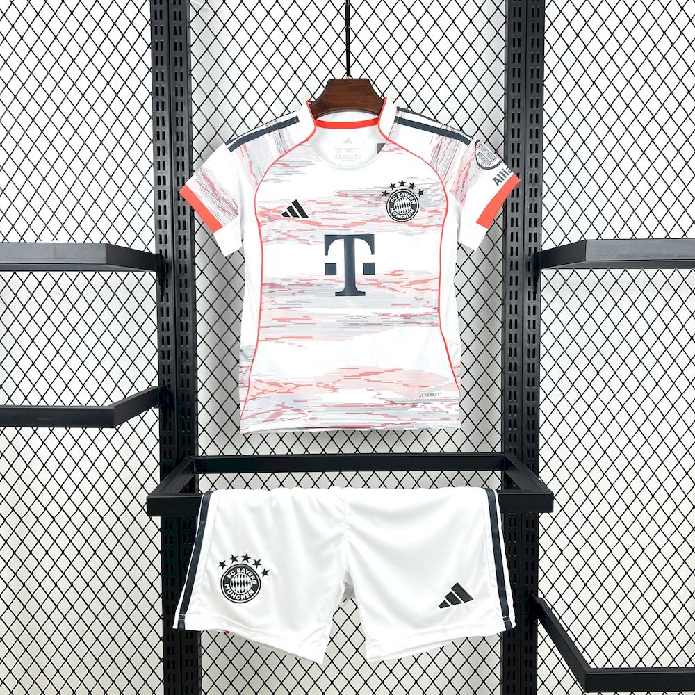 Bayern Munich Jamal Musiala 10 Kids Away Soccer Jersey 2025-2026
