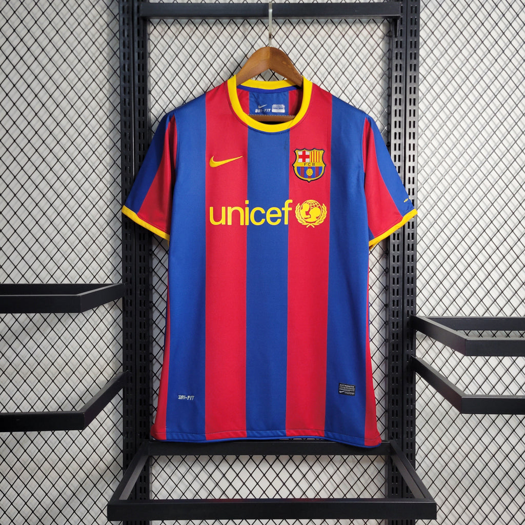 FC Barcelona Lionel Messi 10 Retro Home Soccer Jersey 2010-2011