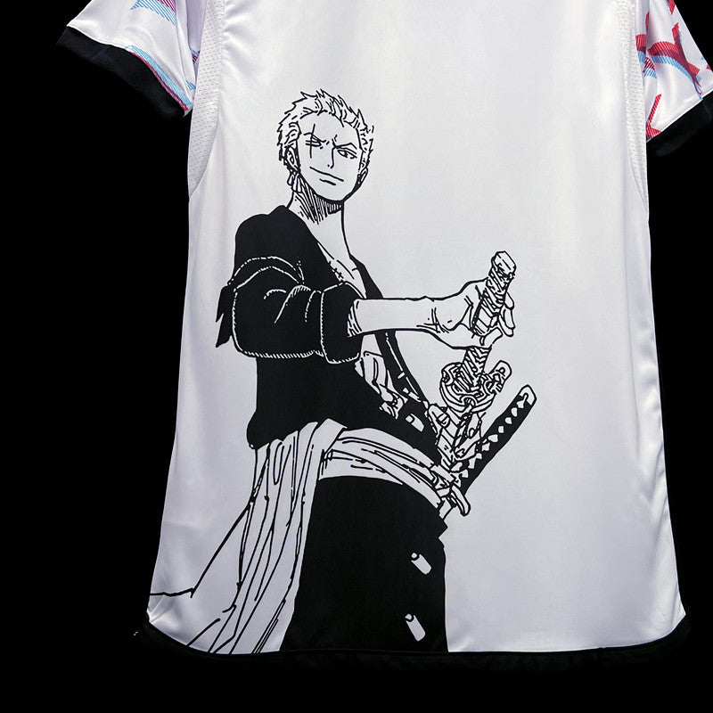 Japan One Piece Limited Edition Soccer Jersey 2023/24 - White