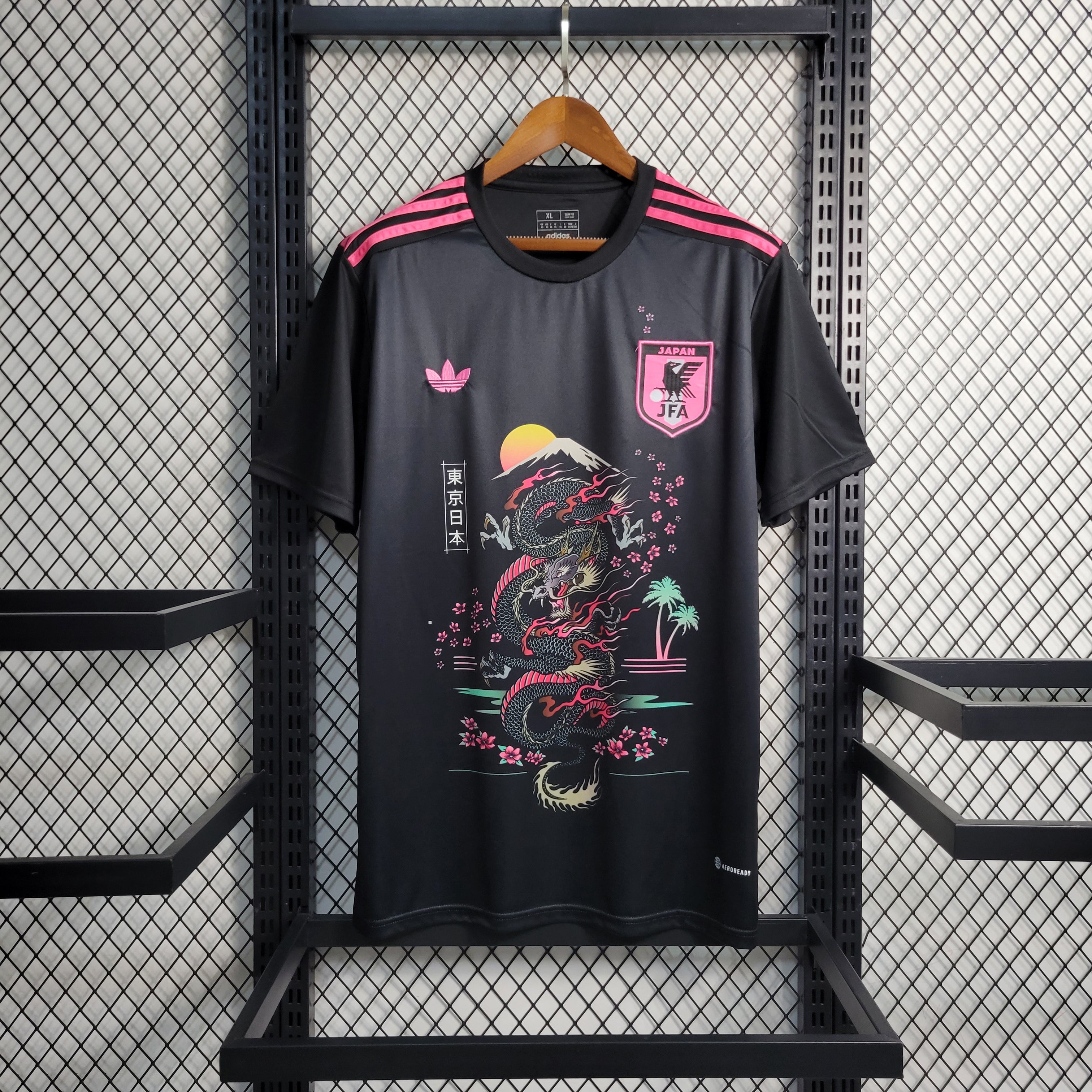 Japan Limited Edition Dragon Soccer Jersey 2023/24 - Black