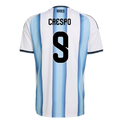 Argentina Hernán Crespo 9 Home Soccer Jersey World Cup 2026