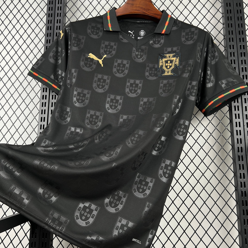 Portugal X Eusébio "Pantera Negra" Special Edition Soccer Jersey 2025-2026 - Black