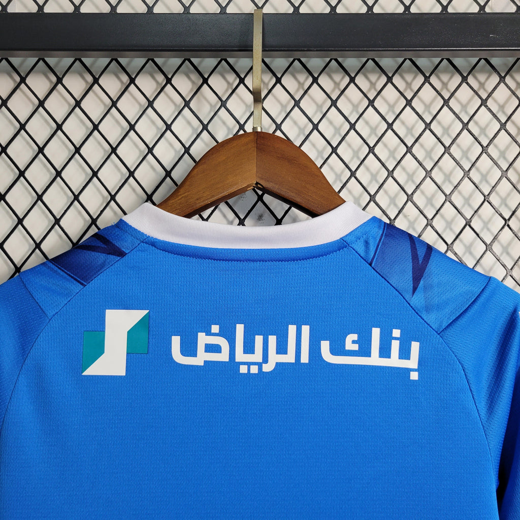Al-Hilal Saudi Neymar Jr 10 Kids Home Soccer Jersey 2023/24