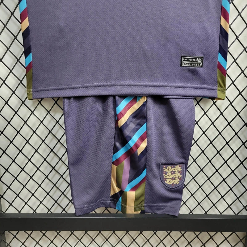 England Kids Away Soccer Jersey UEFA Euro 2024
