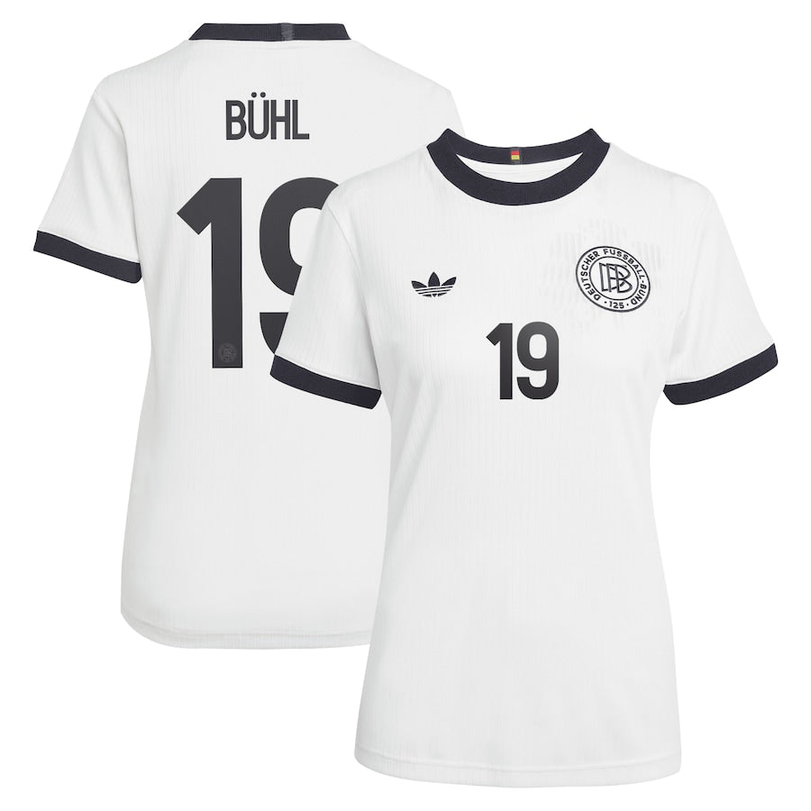 Germany Klara Bühl 19 Women's Home Soccer Jersey Euro 2025
