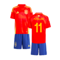 Spain Alexia Putellas 11 Kids Home Soccer Jersey Euro 2024