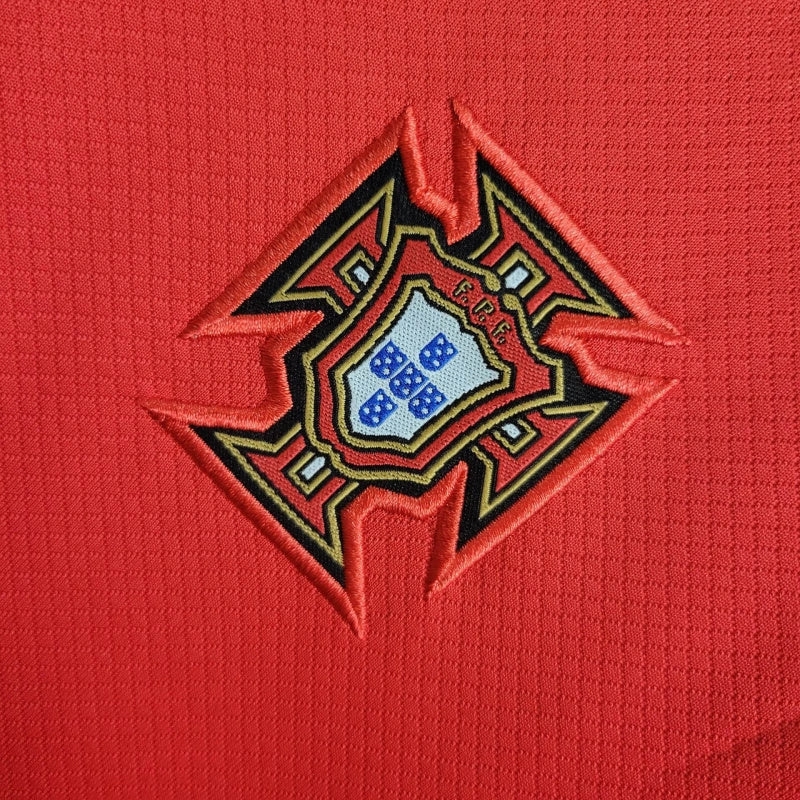 Portugal Ruben Dias 4 Kids Home Soccer Jersey Euro 2024