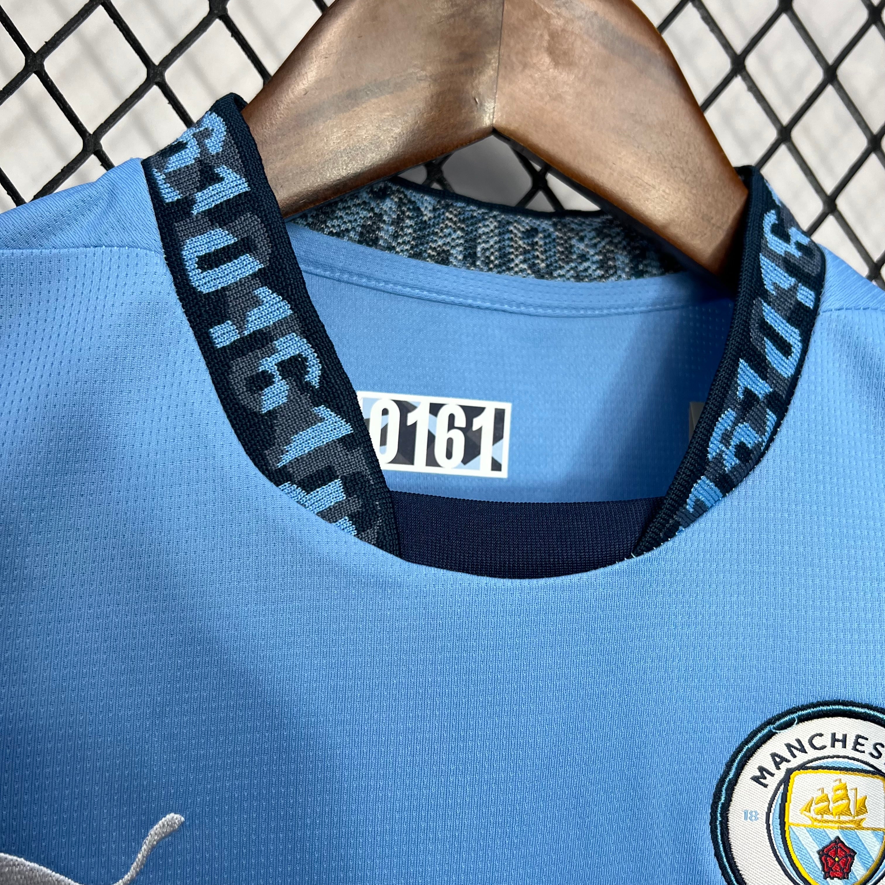 Man City Kevin De Bruyne 17 Kids Home Soccer Jersey 2024/25