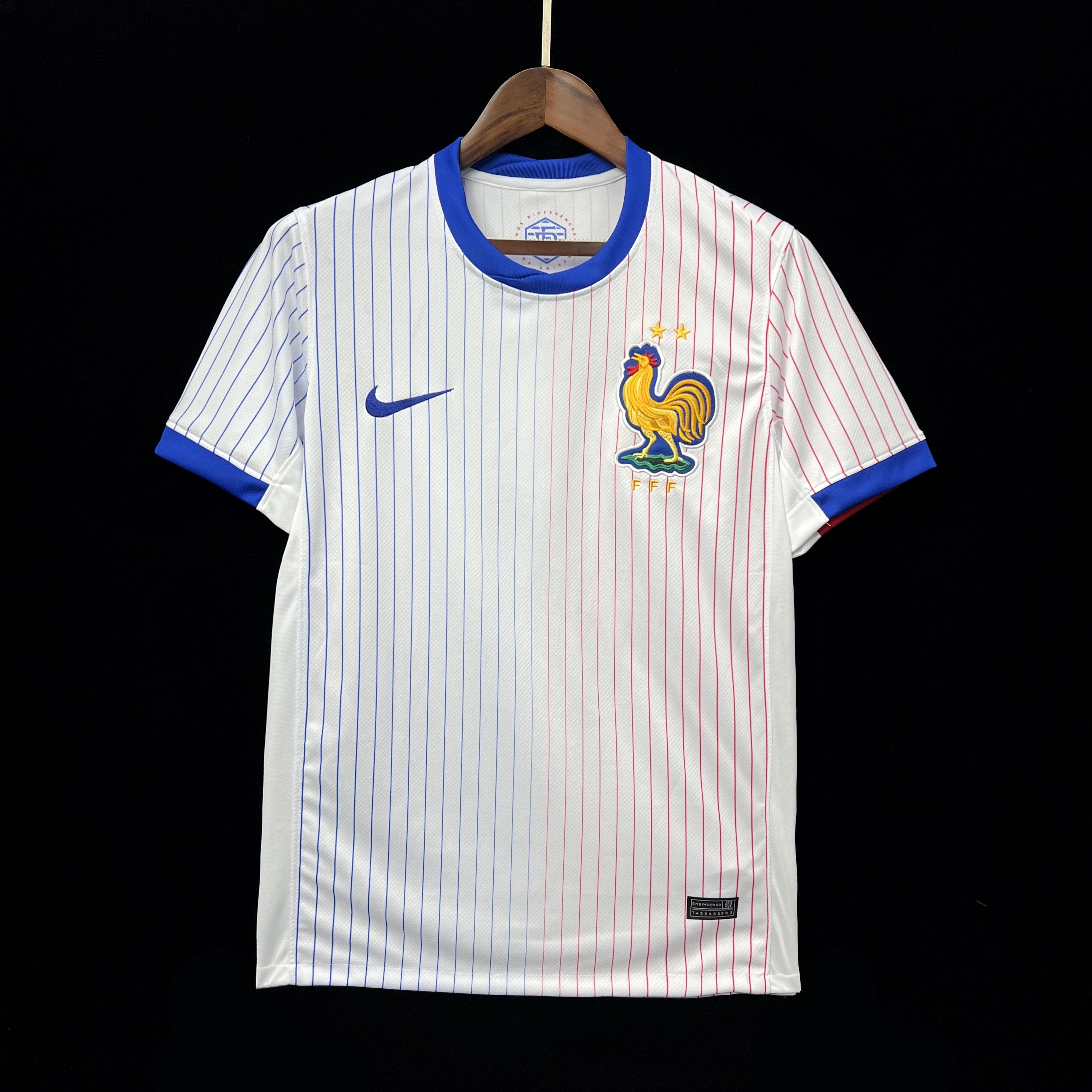 France Ousmane Dembélé 11 Away Soccer Jersey Euro 2024