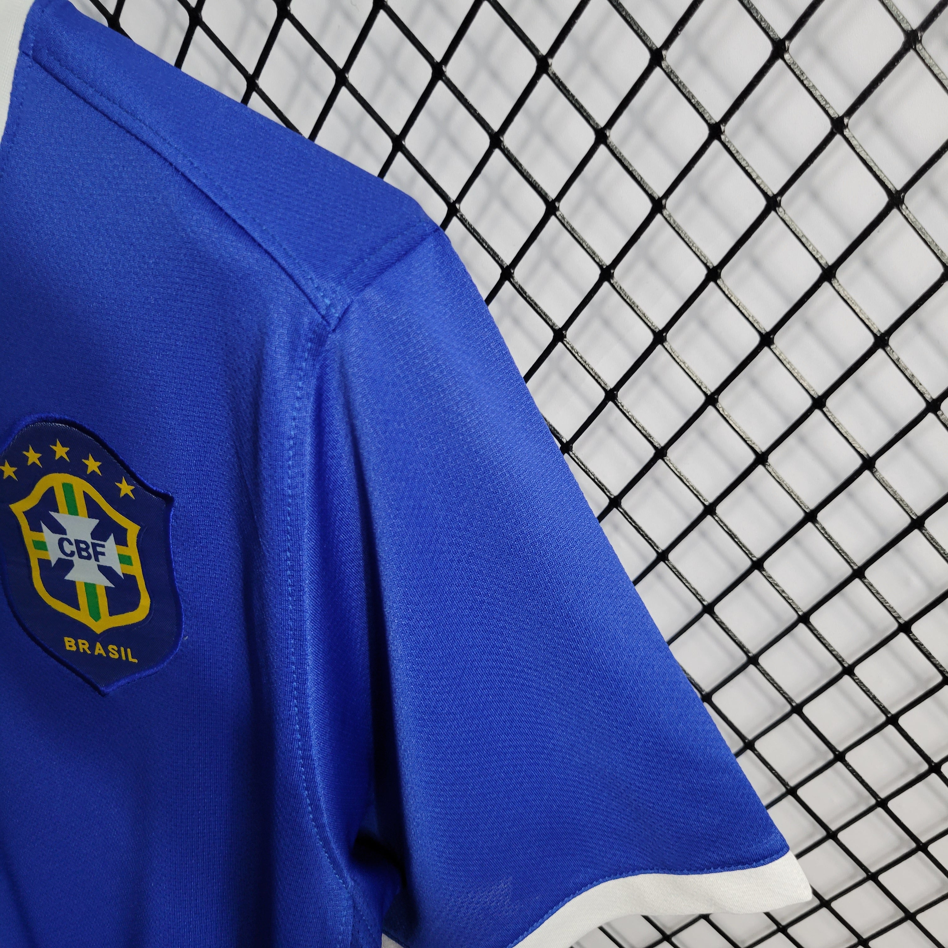 Brazil Retro Away Soccer Jersey World Cup 2006