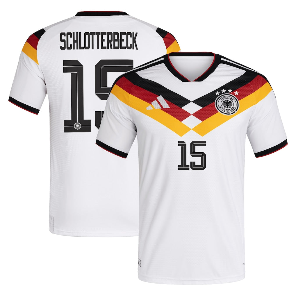 Germany Nico Schlotterbeck 15 Home Soccer Jersey World Cup 2026