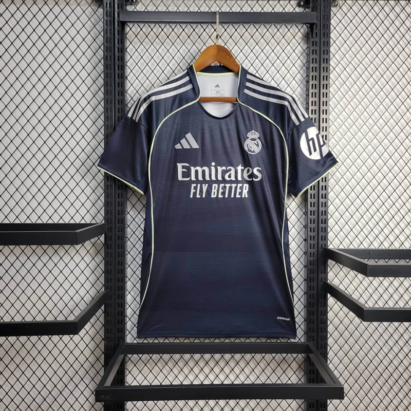 Real Madrid Kylian Mbappé 9 Away Soccer Jersey 2025-2026