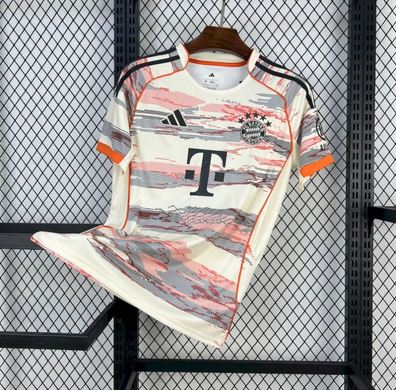 Bayern Munich Jamal Musiala 10 Away Soccer Jersey 2025-2026